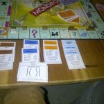 monopoly game at Crash Pad