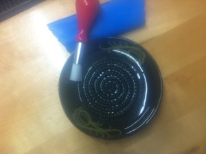 Ceramic grinder mini plate